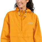 Load image into Gallery viewer, Embroidered Leaf Branch Champion Packable Jacket
